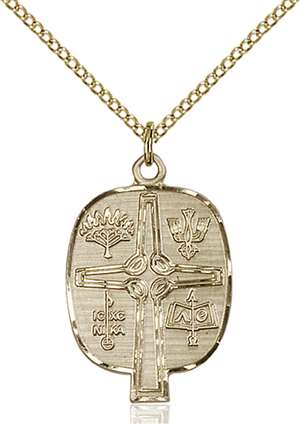 4234GF/18GF <br/>Gold Filled Presbyterian Pendant