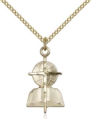 4238GF/18GF <br/>Gold Filled Southern Baptist Pendant