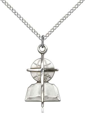 4238SS/18SS <br/>Sterling Silver Southern Baptist Pendant