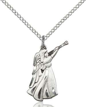 4240SS/18SS <br/>Sterling Silver Guardian Angel Pendant