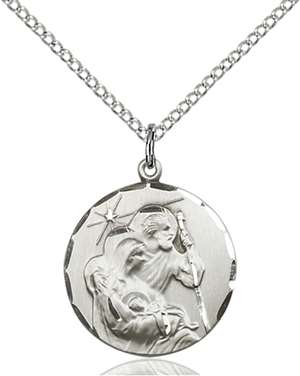 4245SS/18SS <br/>Sterling Silver Holy Family Pendant