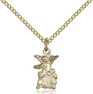 4253GF/18GF <br/>Gold Filled Guardian Angel Pendant