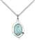 4258MSS/18SS <br/>Sterling Silver Miraculous Pendant