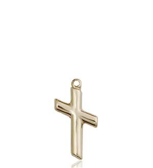 4261KT <br/>14kt Gold Cross Medal