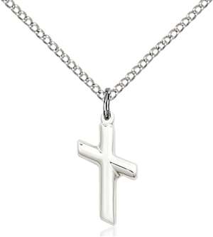 4261SS/18SS <br/>Sterling Silver Cross Pendant