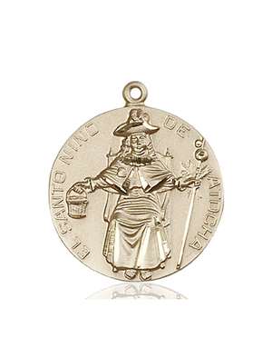 4268KT <br/>14kt Gold St. Niño de Atocha Medal