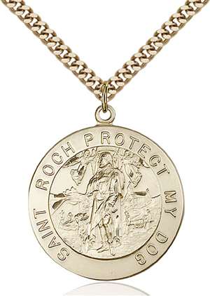 4270GF/24G <br/>Gold Filled St. Roch Pendant