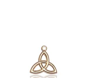 5100KT <br/>14kt Gold Trinity Irish Knot Medal
