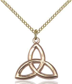 5101GF/18GF <br/>Gold Filled Trinity Irish Knot Pendant
