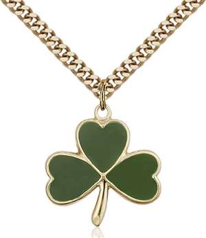 5248GF/24G <br/>Gold Filled Shamrock Pendant