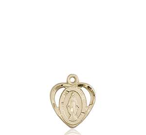 5401KT <br/>14kt Gold Miraculous Medal