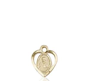 5402KT <br/>14kt Gold Scapular Medal
