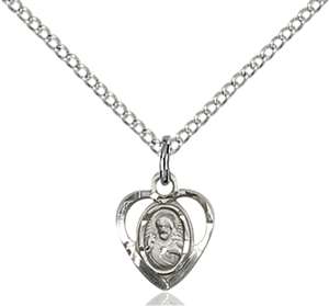 5402SS/18SS <br/>Sterling Silver Scapular Pendant