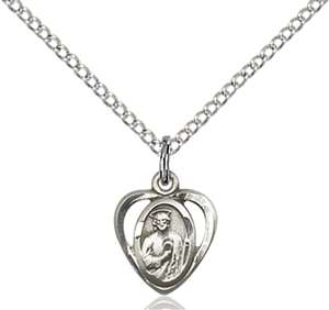 5404SS/18SS <br/>Sterling Silver St. Jude Pendant