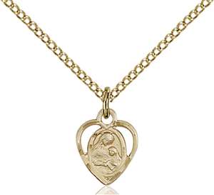 5405GF/18GF <br/>Gold Filled St. Ann Pendant