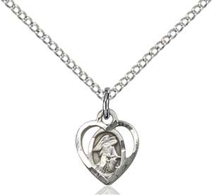 5407SS/18SS <br/>Sterling Silver Guardian Angel Pendant