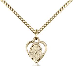 5408GF/18GF <br/>Gold Filled St. Anthony of Padua Pendant