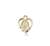 5408KT <br/>14kt Gold St. Anthony of Padua Medal