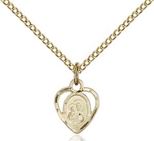 5410GF/18GF <br/>Gold Filled O/L of Perpetual Health Pendant