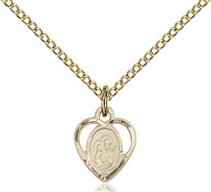 5414GF/18GF <br/>Gold Filled St. Ann Pendant