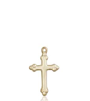 5415KT <br/>14kt Gold Cross Medal