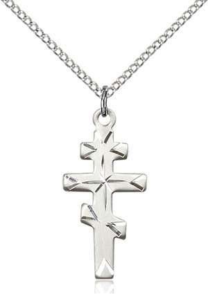 5416SS/18SS <br/>Sterling Silver Greek Orthadox Cross Pendant