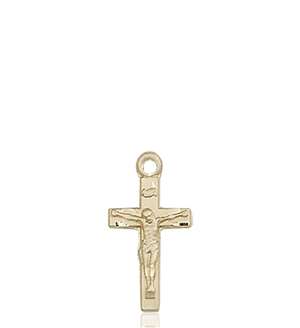 5417KT <br/>14kt Gold Crucifix Medal