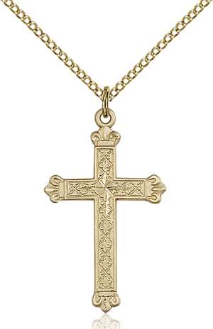 5418GF/18GF <br/>Gold Filled Cross Pendant