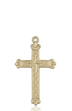 5418KT <br/>14kt Gold Cross Medal
