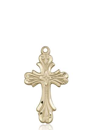 5419KT <br/>14kt Gold Cross Medal
