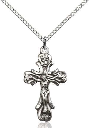 5421SS/18SS <br/>Sterling Silver Crucifix Pendant
