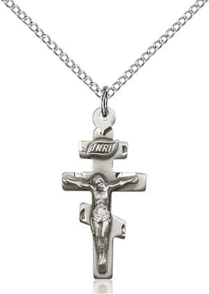 5424SS/18SS <br/>Sterling Silver Crucifix Pendant