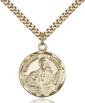 5425GF/24G <br/>Gold Filled St. Camillus of Lellis Pendant