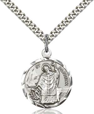 5426SS/24S <br/>Sterling Silver St. Patrick Pendant