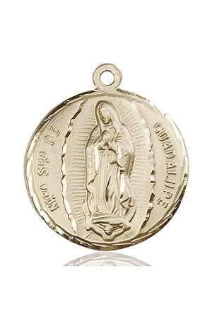 5429KT <br/>14kt Gold O/L of Guadalupe Medal