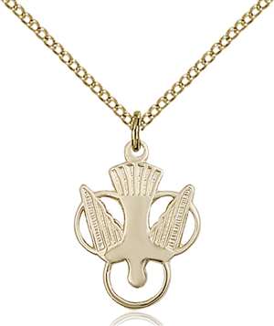 5430GF/18GF <br/>Gold Filled Holy Spirit Pendant
