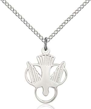 5430SS/18SS <br/>Sterling Silver Holy Spirit Pendant