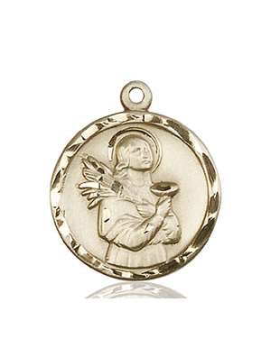 5435KT <br/>14kt Gold St. Lucy Medal