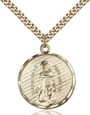 5437GF/24G <br/>Gold Filled St. Perregrine Pendant