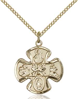 5443GF/18GF <br/>Gold Filled 5-Way Pendant