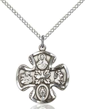 5443SS/18SS <br/>Sterling Silver 5-Way Pendant