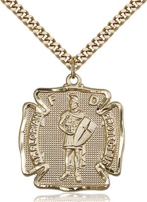 5445GF/24G <br/>Gold Filled St. Florian Pendant