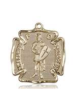 5445KT <br/>14kt Gold St. Florian Medal
