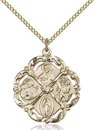 5446GF/18GF <br/>Gold Filled 5-Way Pendant