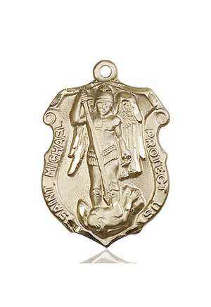 5448KT <br/>14kt Gold St. Michael the Archangel Medal