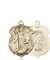 5448KT5 <br/>14kt Gold St. Michael the Archangel Medal
