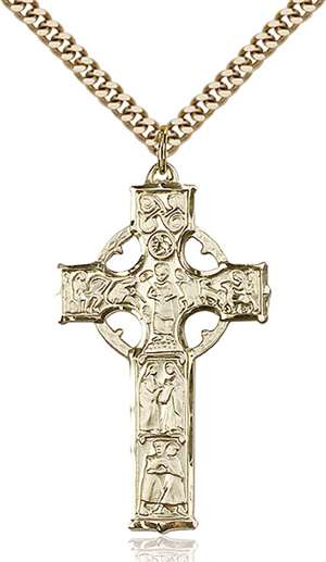 5459GF/24G <br/>Gold Filled Celtic Cross Pendant