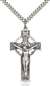5460SS/24S <br/>Sterling Silver Celtic Crucifix Pendant