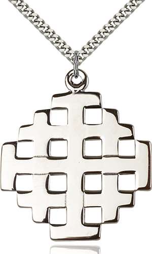 5548SS/24S <br/>Sterling Silver Cross Pendant