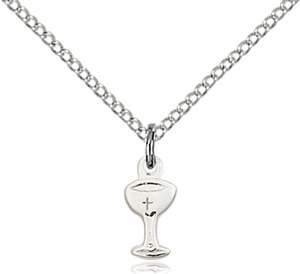 5614SS/18SS <br/>Sterling Silver Chalice Pendant